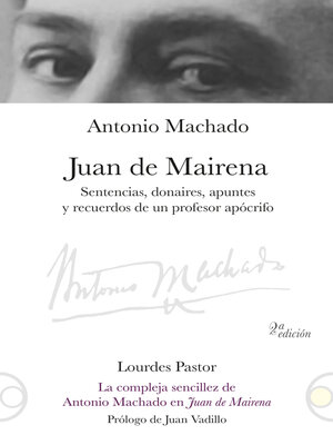 cover image of Juan de Mairena. Sentencias, donaires, apuntes y recuerdos de un profesor apócrifo